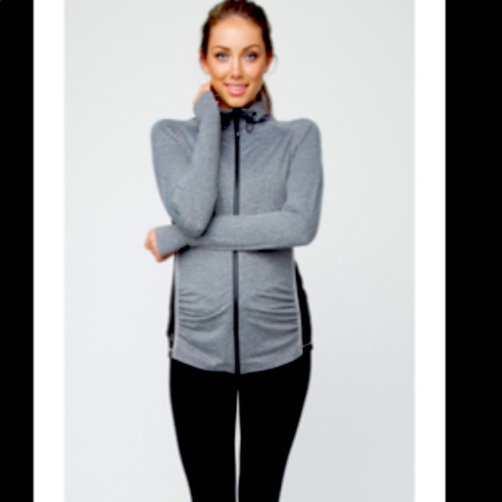 Ripe active maternity flow zip jacket size small